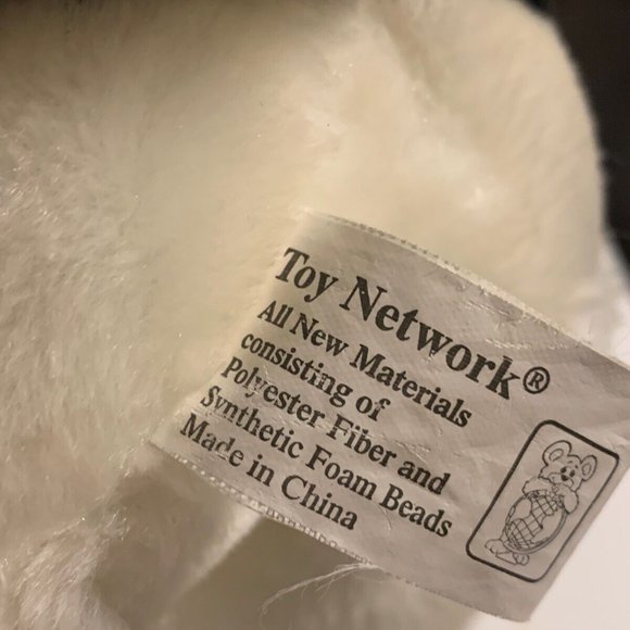 Toy Network “Buddy” Fox Terrier Dog Plush Large 15” x 20” White Brown Black 2002 - Picture 4 of 10